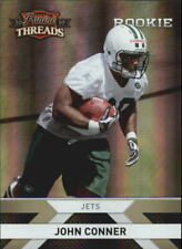 2010 Threads Gold Holofoil New York Jets Football Card #247 John Conner /100