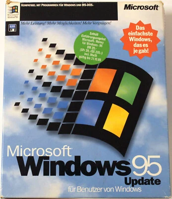 RARITÄT - Microsoft Windows 95 Update - Deutsch - 050-031-950D - 3½″ - Bild 1 von 4