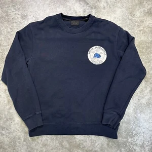 Scotch & Soda Sweatshirt mens 2XL XXL blue lot 22 crewneck heavyweight distress - Picture 1 of 12