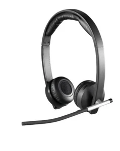 Cuffie Logitech Stereo Wireless H820e Nero - Foto 1 di 2