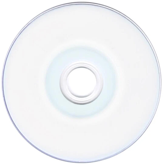 10-Pak 3-Inch White Inkjet Hub 4X Mini DVD-R for Camcorders in Mini Sleeves! - Image 1 of 1