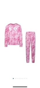 New $70.00 HURLEY Girls 2-pc Fleece Crew Jogger Set Super Comfy - Sz:10/12 PinK - Picture 1 of 6
