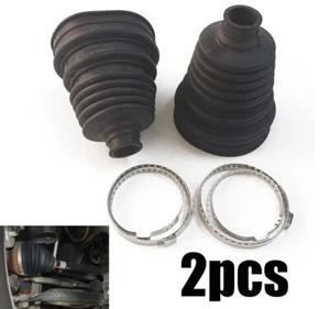 Universal CV Joint Drive Shaft Boot Kit Clamp Steering Machine Dust Cover Rubber - Bild 1 von 23
