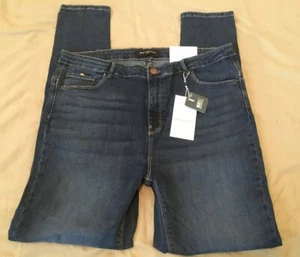 ONLY CARMAKOMA GIRLS DENIM JEANS STRETCHY SLIM FIT WAIST 34 INSEAM 30 NWT - Picture 1 of 3