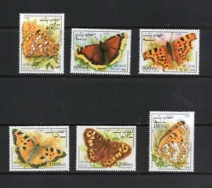 R6540 Afghanistan 1998 Schmetterlinge 6v. Neuwertig - Bild 1 von 1