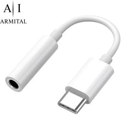 Adattatore Audio USB Tipo-C a Jack 3.5mm Femmina | Dongle Cavo Aux per Cuffie - Immagine 1 di 4