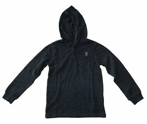 Volcom Boy's Kids Murphy Pullover Sweater Hooded Black Green Size 5 6 7 year NWT - Picture 1 of 9