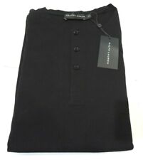 Ralph Lauren Black Label, Black Round Collar T-Shirt, Size L - New W Tag