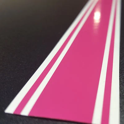 Calcomanías adhesivas a rayas de vinilo de 2" x 72" *18 COLORES* rayas Foto 1 de 2