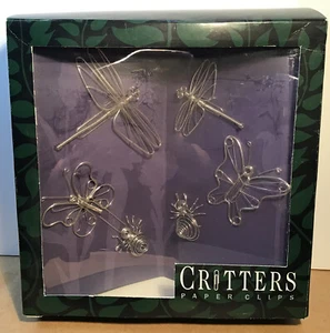 6 Starbucks Critters 1 Box Paperclips 1990s, Fireflies, Butterflies, Ladybugs - Picture 1 of 7