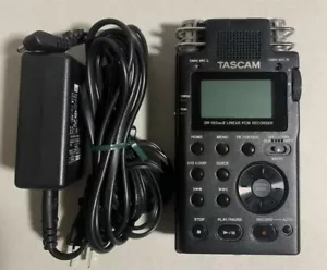 Tascam DR-100 MKII Portable Linear PCM Recorder DR100MKII Black , Used , Tested - Picture 1 of 9