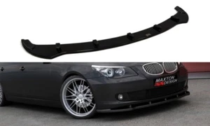 Difusor Frontal Difusor Diseño Maxton Brillo Negro Para BMW 5 E60/61 Estándar FL - Imagen 1 de 2