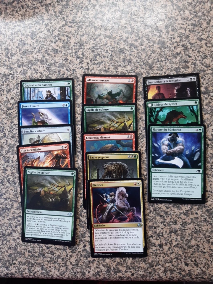 MTG 13 mixed cards - French - Eldritch Moon - Image 1 of 1