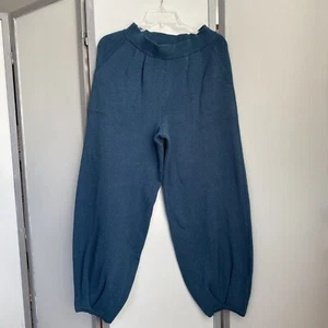 FP Beach Free People Freya Knit Barrel Pleat Pants OB 1437662 Small - Picture 1 of 8