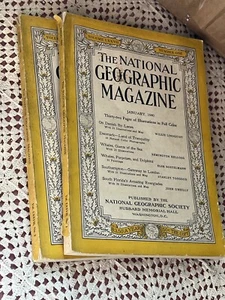 National Geographic Magazine 2 Issues 1940 January And February One-COKE ADS - Bild 1 von 4