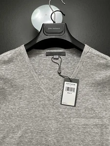 Camisa de lujo para hombre John Varvatos Collection - Lino - Pickstitch - 2022 - Nueva con etiquetas - Imagen 1 de 18
