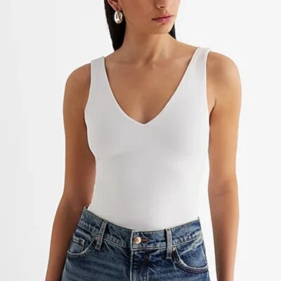 EXPRESS ~ ¡Nuevo! NUEVO CON ETIQUETAS M ~ ¡CONTORNO CORPORAL! Body de compresión esculpido modelador c27 Foto 1 de 3