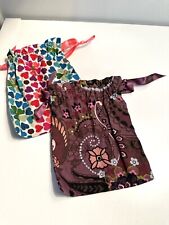 Brighton Jewelry Cloth Gift Dust BAGS Travel Pouch Drawstring Closure Floral