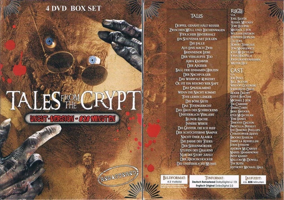 TALES FROM THE CRYPT --- 4-Disc Box --- 32 Folgen --- Ungekürzt --- FSK 18 --- - Bild 1 von 1