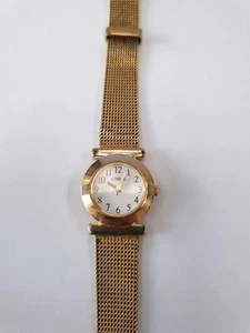 Vintage Ladies Gold LORUS Watch Mesh Band Exc Cond Untested - Picture 1 of 4