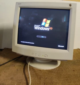 ACER AC701 Monitor CRT Computer Vintage Monitor a COLORI - VGA 17" X Ibm.. - Foto 1 di 6