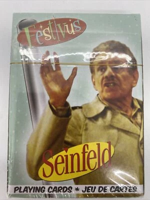 Seinfeld TV Series Collector 52 Deck Playing Cards Poker Fun Family Festivus New - Image 1 of 4