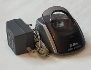 Cargador de teléfono inalámbrico Panasonic OEM PQLV30030ZAM con adaptador de CA KX-TCA1 - Imagen 1 de 9