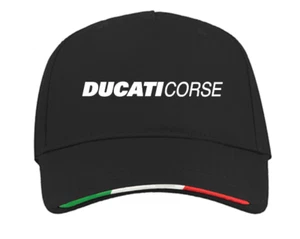 cappello berretto tributo ducati corse t shirt t-shirt visiera italia - Foto 1 di 3