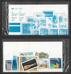 SE)1981 CANADA, BAG WITH A VARIETY OF CANADIAN STAMPS, MINT - Picture 1 of 1