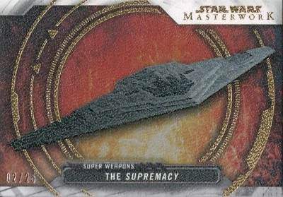 Star Wars Masterworks 2018, The Supremacy SW-6 Super Weapons Card #02/25 - Image 1 of 2