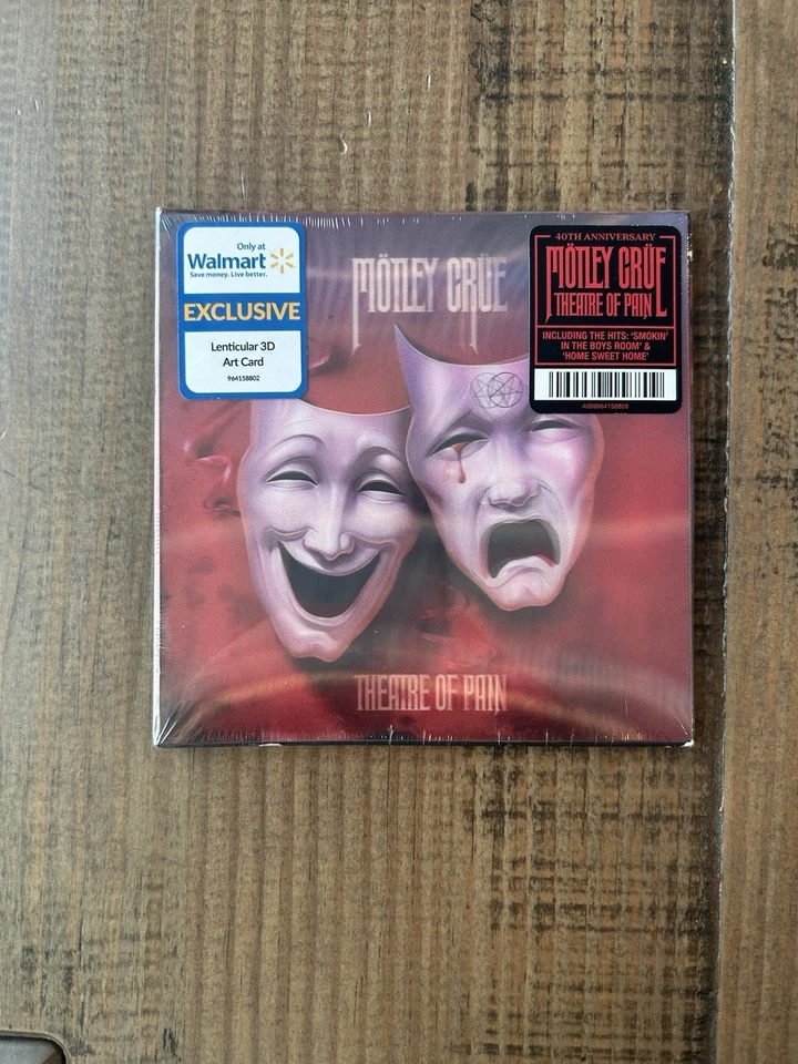 MOTLEY CRUE: THEATRE OF PAIN CD BRAND NEW WALMART EXCLUSIVE LENTICULAR ART CARD - Image 1 of 2