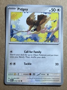 Pokemon 151 Pidgey 016/165 - Picture 1 of 1