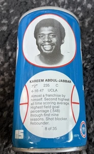 KAREEM ABDUL JABBAR Vintage 1979 RC Cola ROYAL CROWN NBA Basketball Can 8 Of 35 - Picture 1 of 6