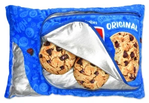 Chips Ahoy! Package Pillow Set with Mini Chips Ahoy! Cookie Pillows - Picture 1 of 7