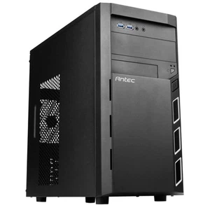 ANTEC VSK 3000 Elite Case, Home & Business, Black, Micro Tower, 2 x USB 3.0, Mic - Picture 1 of 6