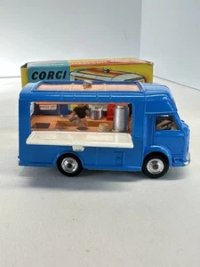 Vintage Corgi Toys 471 Smiths Karrier Joes Diner Van Blue - Picture 1 of 24