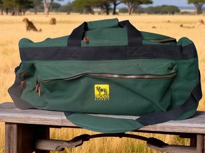 MICATO Safaris Large Rolling Duffle Bag 28"Long x14Wide x12" TallHvy Duty Canvas - Image 1 of 4