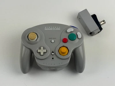 Nintendo Gamecube WaveBird Wireless Controller DOL-004 w/ Receiver Tested - Image 1 of 4