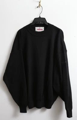 VTG EUC XL Men's Obermeyer Skiwear Black Wool Blend Sweater - Image 1 of 4