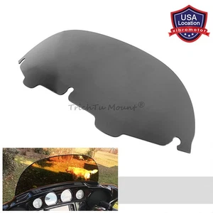 Smoke 7" Wave Windshield Windscreen Fit For Harley Touring Street Electra Glide - Picture 1 of 17