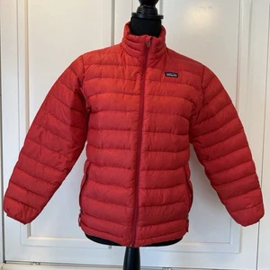 Patagonia Primaloft Nano Puff Jacket Boys Kids Large 12 Youth Red 51884 - Picture 1 of 12