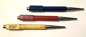 3-teiliges NAGELSET 1/32, 1/16 & 3/32 GEPOLSTERT und FARBCODIERT - Bild 1 von 5
