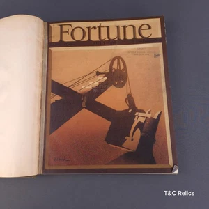 Vintage Fortune Bound Book Magazine July August Sept 1938 Battelle Memorial Ins - Bild 1 von 23