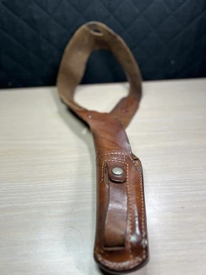 Коричневая кожаная наплечная кобура Bianchi Phantom X-2000 9 мм - Изображение 1 из 4