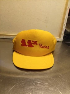 11x Racing Vintage Snap Back Mütze Gelb - Bild 1 von 6
