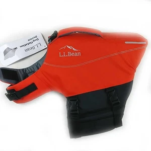 Nuevo con etiquetas 2024 LL Dispositivo de flotación para perros frijoles tamaño pequeño 15-25 libras rojo tomate cereza - Imagen 1 de 6