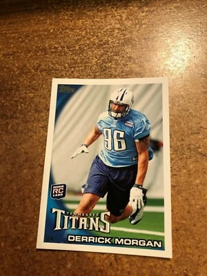 2010 Topps Football # 362 Derrick Morgan RC - Image 1 of 4