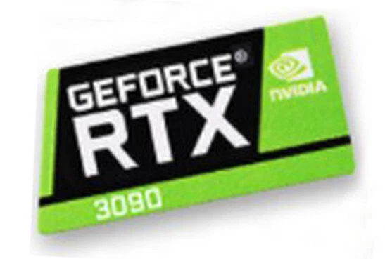 Adesivo Nvidia GeForce RTX 3090 12 X 22Mm Badge Per Case - Immagine 1 di 1