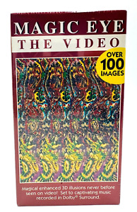 Magic Eye The Video 3D 3-D Volume 1 1994 Over 100 Images BRAND NEW SEALED VHS