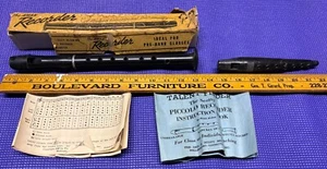 Vintage AMAN RECORDER Key Of C & Plastic Tonette Flute Musical Instrument Box - Picture 1 of 20